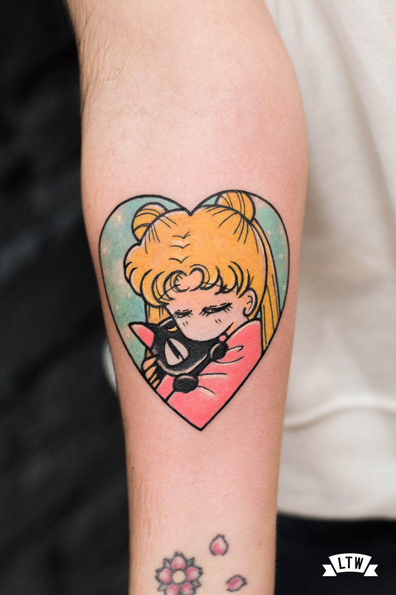 Tatuatge de Sailor Moon fet per la Numi