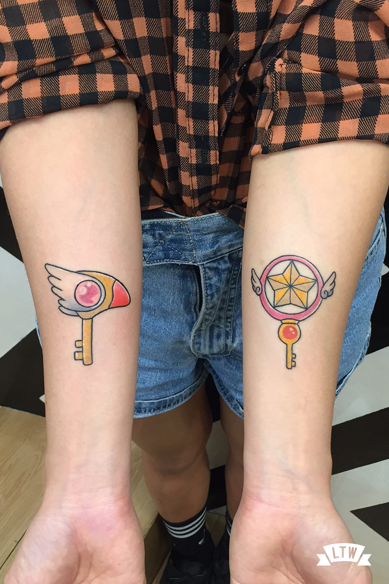 Tatuatge inspirat en Sailor Moon fet per la Numi
